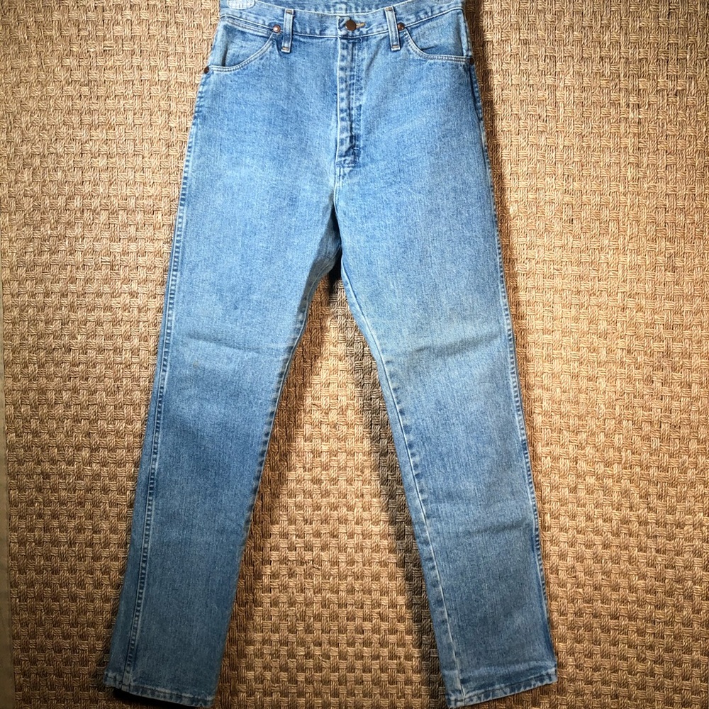 Vintage Wrangler High Waist Mom Straight Jeans W30